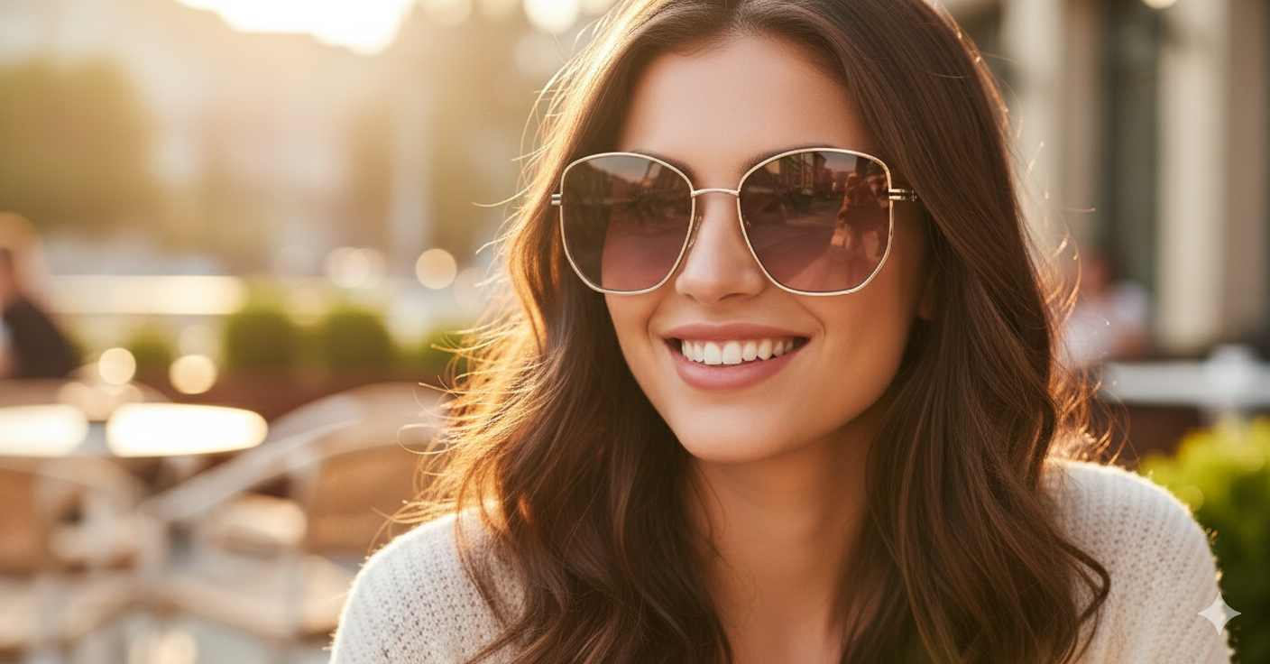 French Connection Sunglasses – Cat-Eye Metal Frames