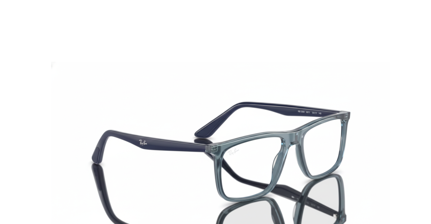 Ray-Ban Transparent Blue Eyeglasses