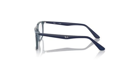 Ray-Ban Transparent Blue Eyeglasses