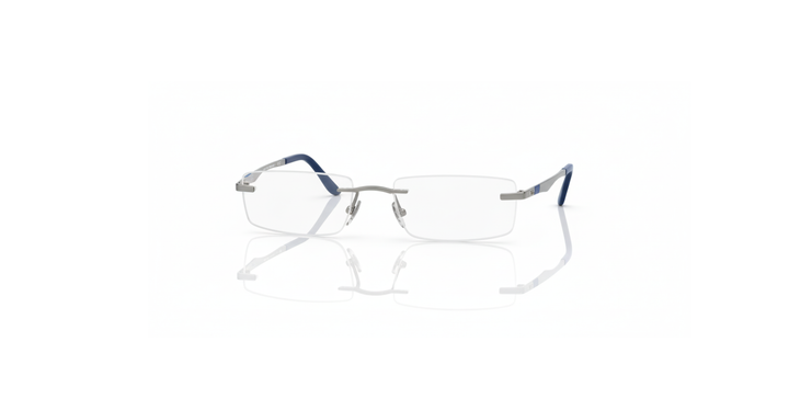Ray-Ban – Gunmetal Rimless Rectangular Frames
