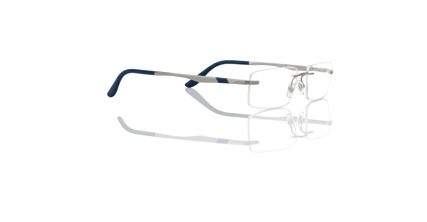 Ray-Ban – Gunmetal Rimless Rectangular Frames