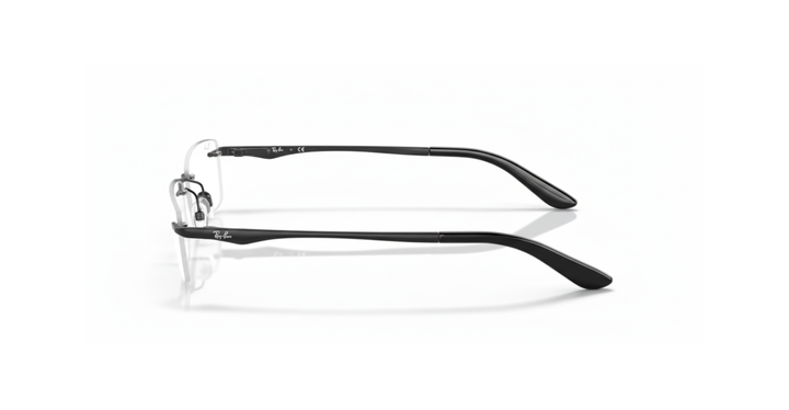 Ray-Ban – Matte Black Rimless Frames