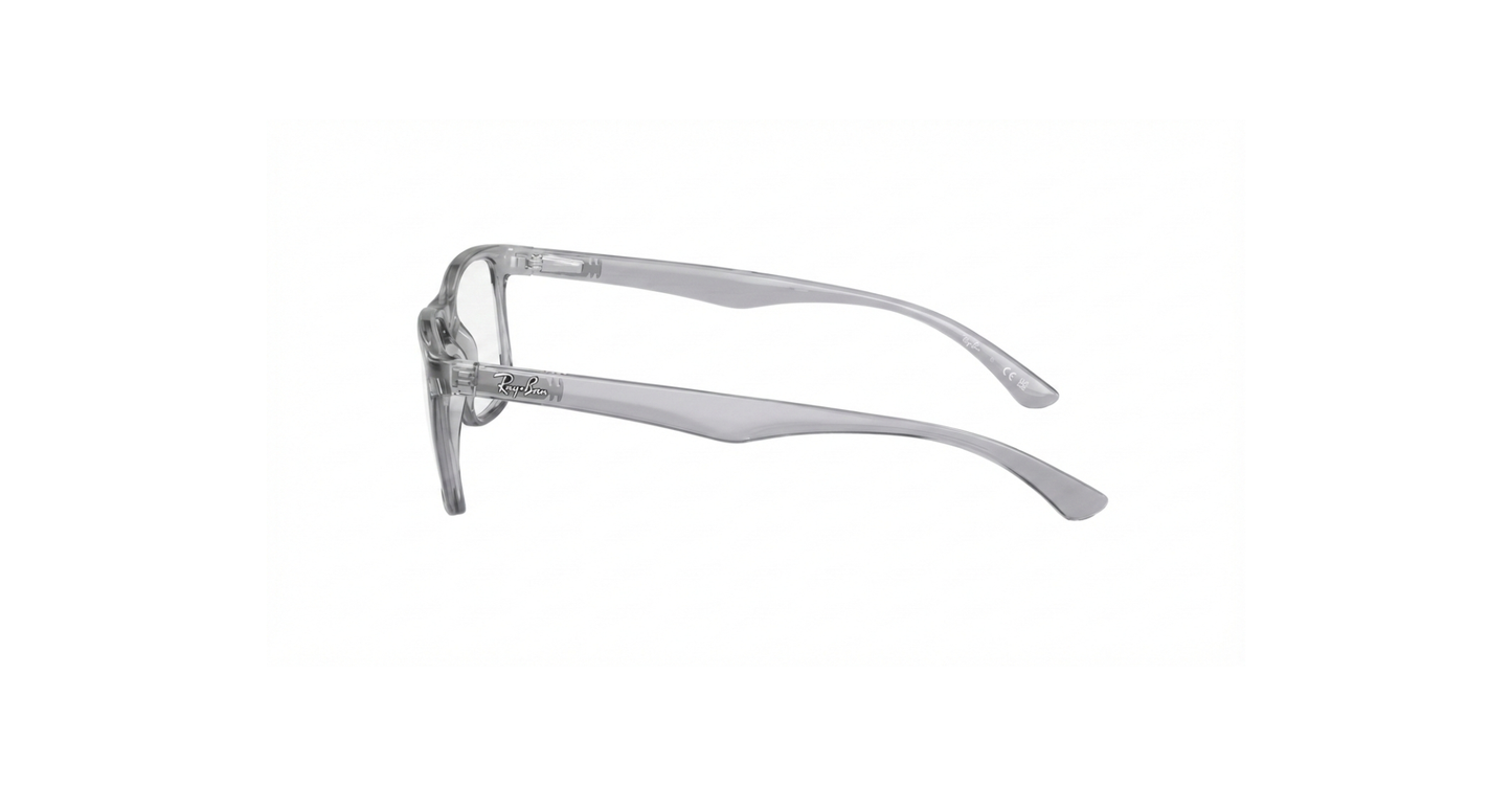 Ray-Ban Transparent Grey Square Eyeglasses