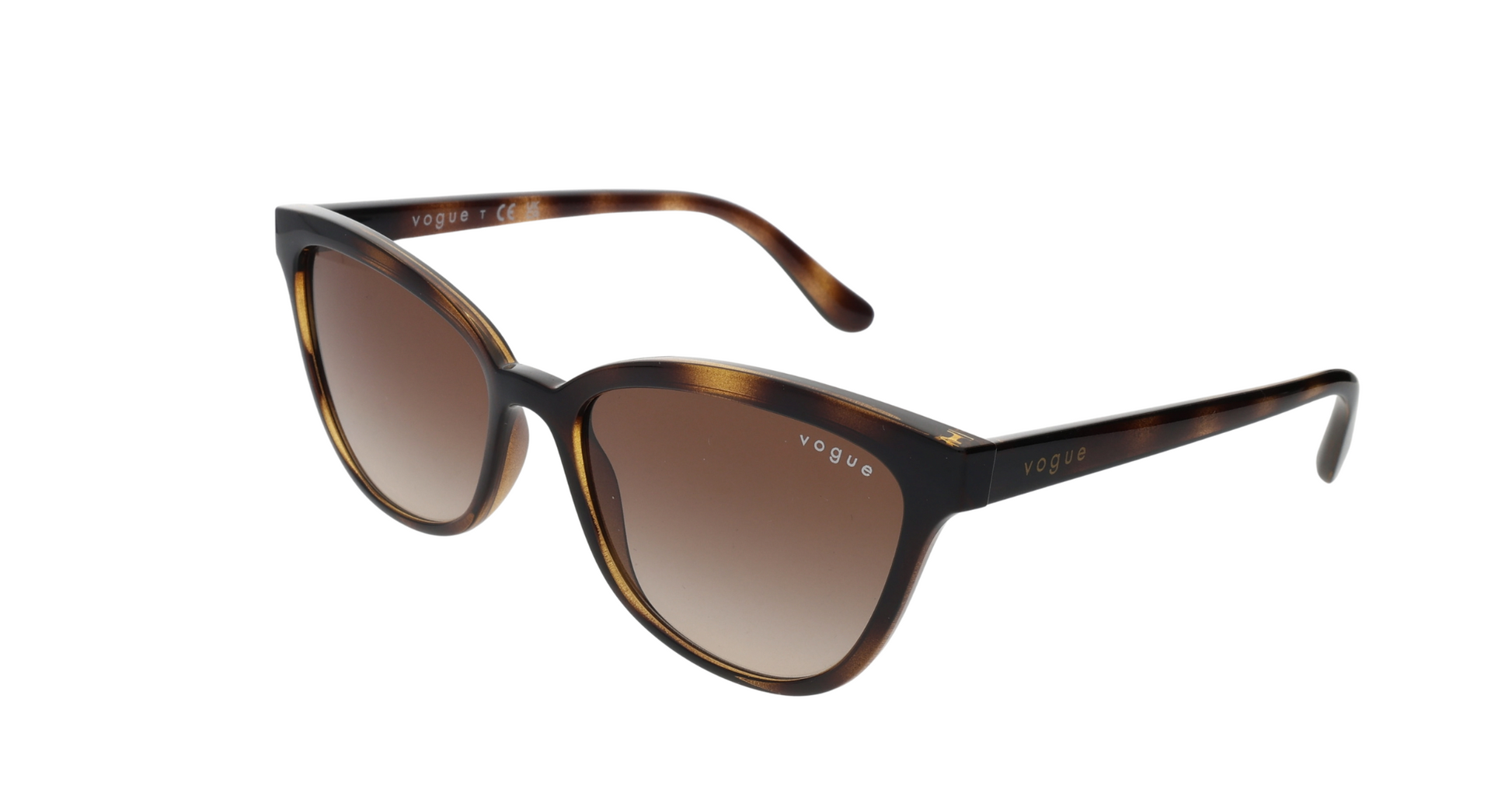Vogue Eyewear VO5496SI Dark Havana Cat-Eye Sunglasses