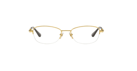 Vogue Eyewear Gold Half-Rim Frames