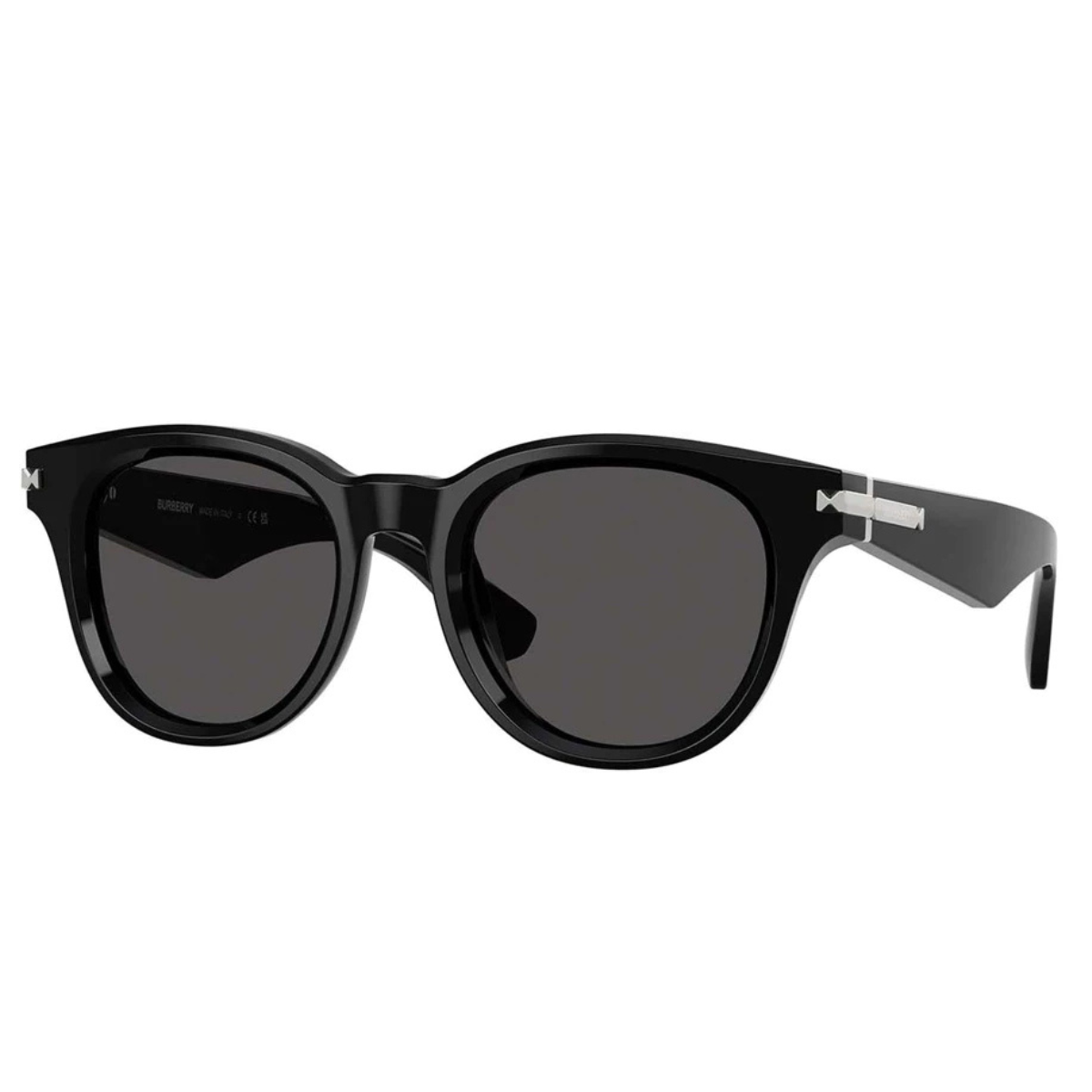Burberry B-4439 3001/87 Sunglasses | Black Round Frames