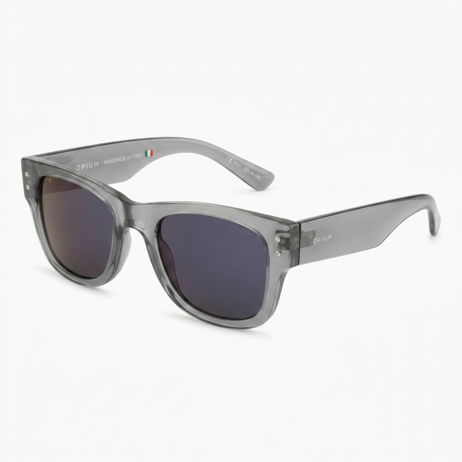 Opium OP-10299 C05 Square Gray Transparent Sunglasses