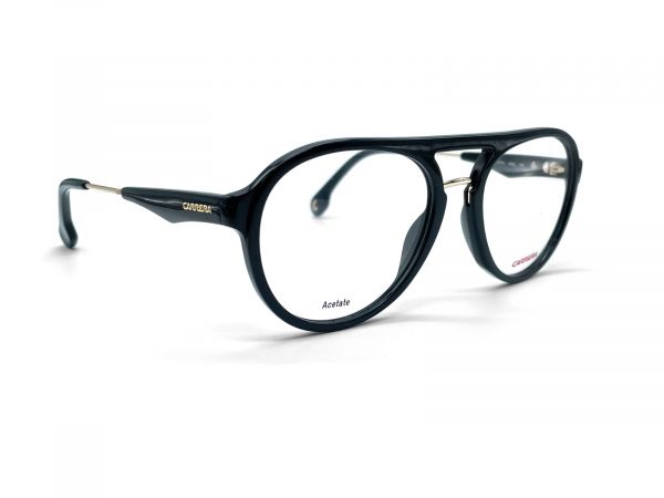 CARRERA 137-V BLACK AVIATOR DOUBLE BAR SPECTACLE FRAME FOR MEN 