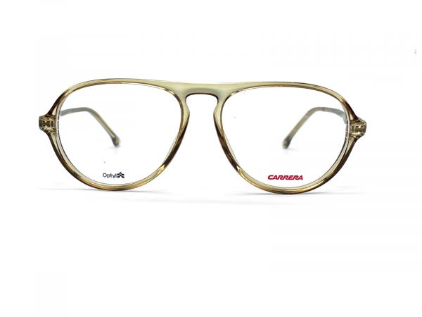 CARRERA 200 TRANSPARENT YELLOW AVIATOR TOP BAR SPECTACLE FRAME FOR MEN