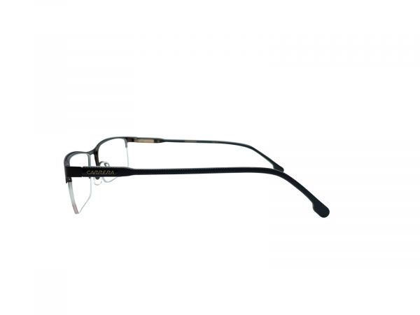 CARRERA 243 BLACK METAL HALF (SUPRA) RECTANGLE SPECTACLE FRAME FOR MEN