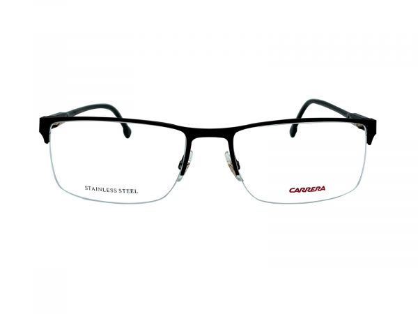 CARRERA 243 BLACK METAL HALF (SUPRA) RECTANGLE SPECTACLE FRAME FOR MEN