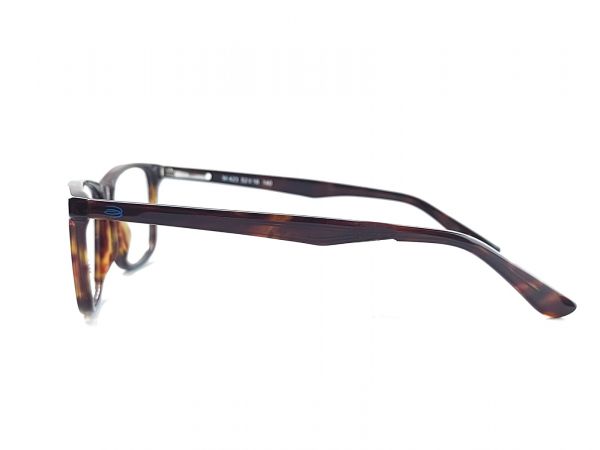 BENETIC BROWN RECTANGLE SPECTACLE FRAME FOR MEN