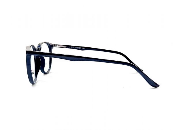 BENETIC GLOSSY BLACK ROUND UNISEX FRAME