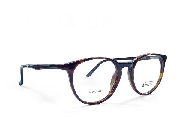 BENETIC BROWN ROUND UNISEX FRAME