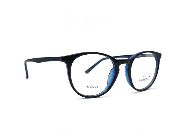 BENETIC BLUE ROUND UNISEX FRAME