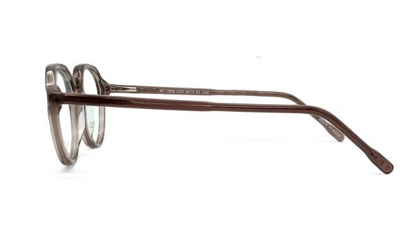 GIORGIO M-1856 TRANSPARENT BROWN ROUND UNISEX SPECTACLE FRAME