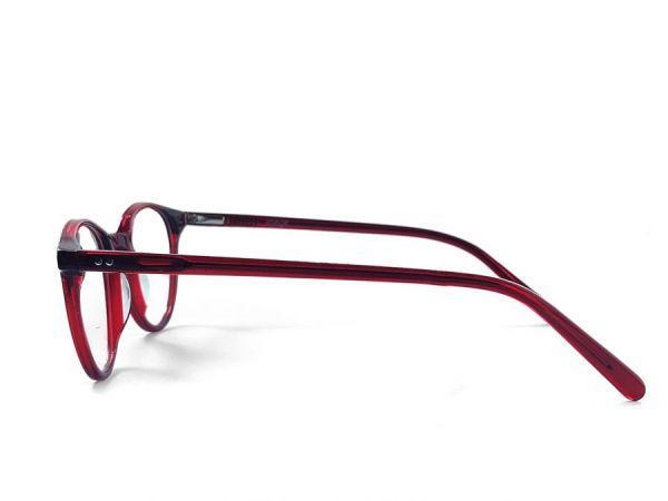 IMAGE 2627 RED ROUND SPECTACLE FRAME FOR WOMEN