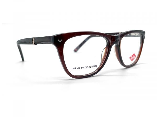 LEE COOPER LC-8072FOA BROWN SQUARE SPECTACLE FRAME FOR WOMEN