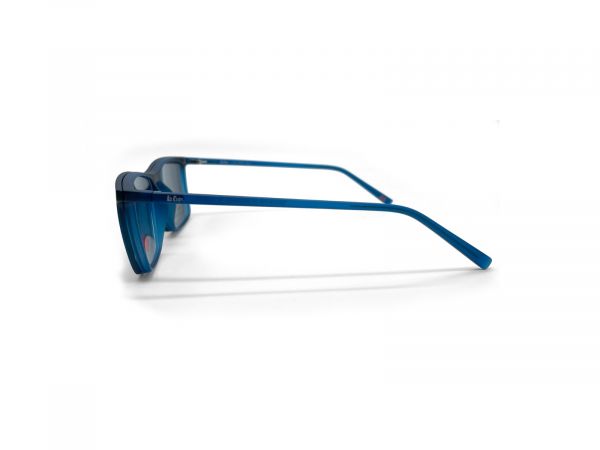 LC-8115NTA BLUE CLIP ON RECTANGLE SPECTACLE FRAME FOR MEN