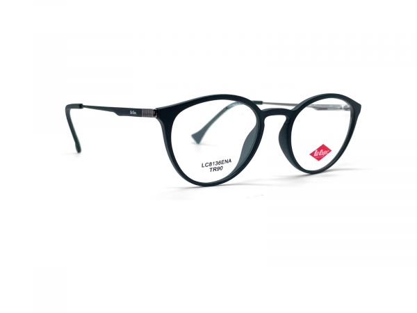 LEE COOPER LC-8136ENA BLACK ROUND UNISEX SPECTACLE FRAME