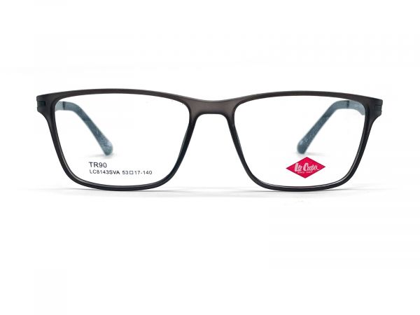 LEE COOPER LC-8143SVA GREY RECTANGLE SPECTACLE FRAME FOR MEN