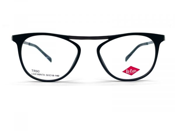 LEE COOPER LC-8188NTA BLACK AVIATOR UNISEX SPECTACLE FRAME