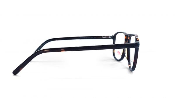 MEGREZ NPS-9059 BROWN SQUARE DOUBLE BAR SPECTACLE FRAME FOR MEN