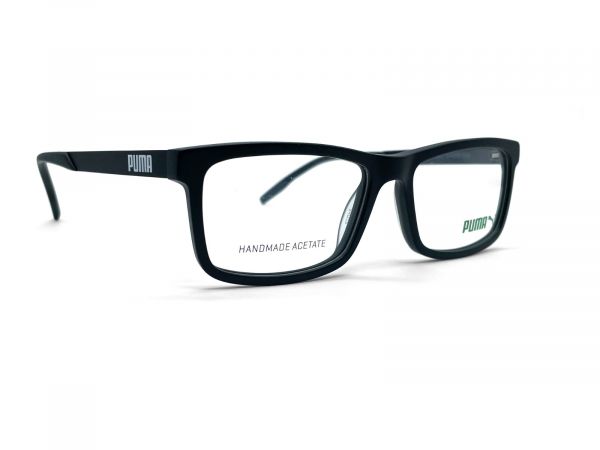 PUMA PE-10380 BLACK RECTANGLE SPECTACLE FRAME FOR MEN