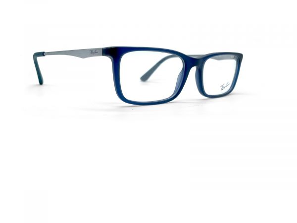 RAYBAN RB-5312I BLUE RECTANGLE SPECTACLE FRAME FOR MEN