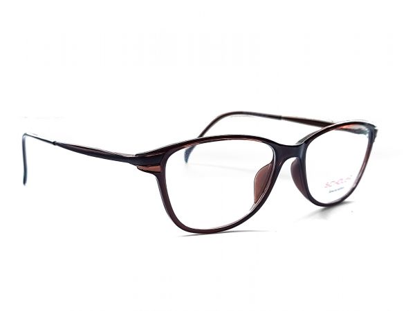 SCHOLAR IP-2170 BROWN CATEYE SPECTACLE FRAME FOR WOMEN