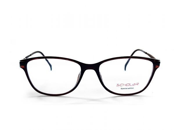 SCHOLAR IP-2170 BROWN CATEYE SPECTACLE FRAME FOR WOMEN